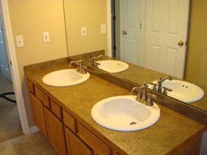 finished countertop